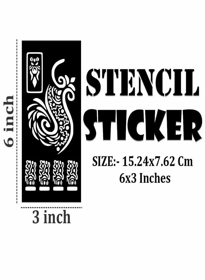 Komstec Intricate Design Mehndi Sticker for Children Learning Traditional Craft Skills - Image 4